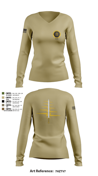 TIOG EA 44555936 Women's Long Sleeve V-neck Shirt - 52