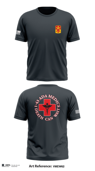 Short Sleeve Performance Shirt, Medics, 1-43 ADA, Army, Teamtime, Team time, sublimation, custom sports apparel, team uniforms, spirit wear, spiritwear, sports uniforms, custom shirts, team store, custom team store, fundraiser sports, apparel fundraiser