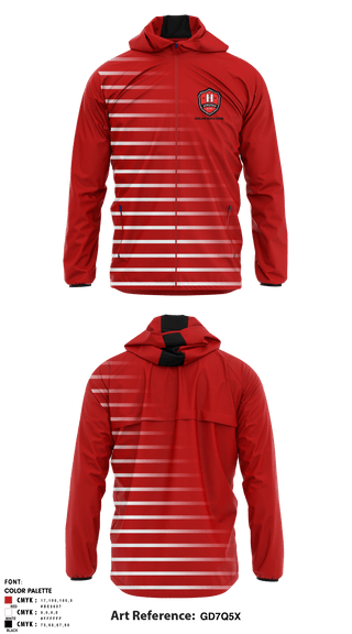 Windbreaker, Highland Middle School, Spirit Store, Teamtime, Team time, sublimation, custom sports apparel, team uniforms, spirit wear, spiritwear, sports uniforms, custom shirts, team store, custom team store, fundraiser sports, apparel fundraiser