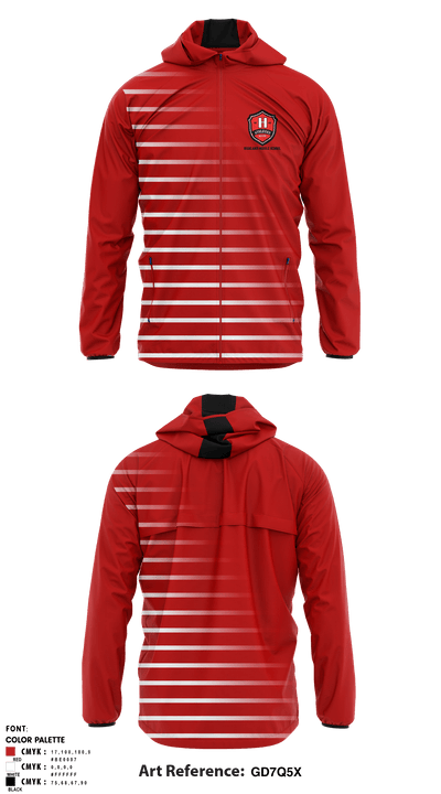Highland Middle School 67929759 Windbreaker - 1