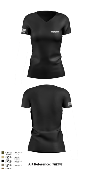 Women's Short Sleeve Vneck Shirt, , Army, Teamtime, Team time, sublimation, custom sports apparel, team uniforms, spirit wear, spiritwear, sports uniforms, custom shirts, team store, custom team store, fundraiser sports, apparel fundraiser