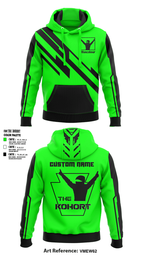 Hoodie, The Kohort, E-Sports, Teamtime, Team time, sublimation, custom sports apparel, team uniforms, spirit wear, spiritwear, sports uniforms, custom shirts, team store, custom team store, fundraiser sports, apparel fundraiser