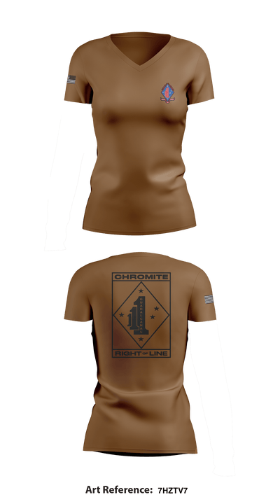 V1/1 23142041 Women's Long Sleeve V-neck Shirt - 93