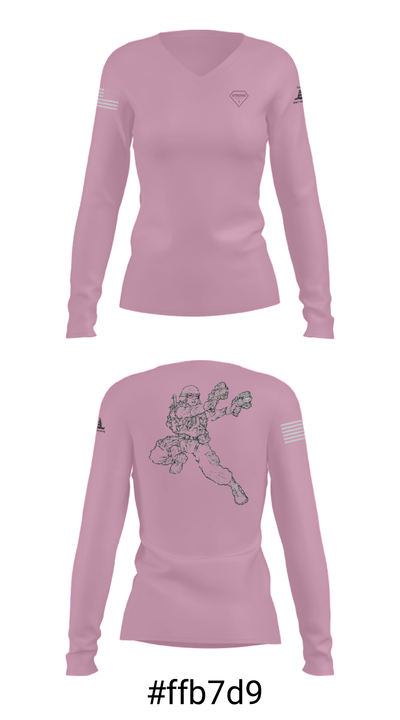Seagulls 70844237 Women's Long Sleeve V-neck Shirt - 37