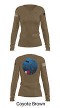 2U2 7410050 Women's Long Sleeve V-neck Shirt - 38
