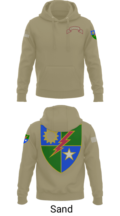 75 Ranger Regiment. 4790927 Hoodie - 48