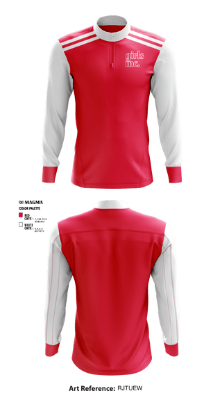 Quarter Zip Jacket, Girls Inc. Camp, Spirit Store, Teamtime, Team time, sublimation, custom sports apparel, team uniforms, spirit wear, spiritwear, sports uniforms, custom shirts, team store, custom team store, fundraiser sports, apparel fundraiser