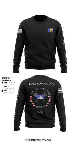Crew Neck Sweatshirt, 1889th RSG, Army, Teamtime, Team time, sublimation, custom sports apparel, team uniforms, spirit wear, spiritwear, sports uniforms, custom shirts, team store, custom team store, fundraiser sports, apparel fundraiser