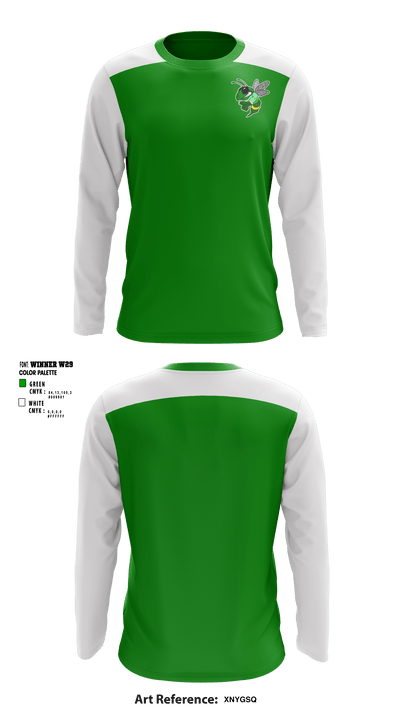 Hopewell Middle School 37855717 Long Sleeve Performance Shirt - 1