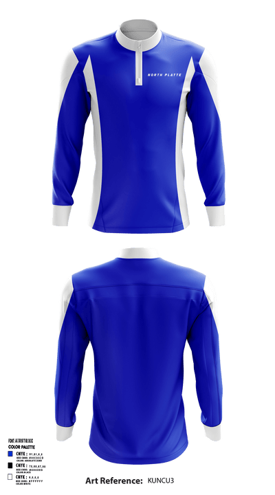 North Platte High School 34835517 Quarter Zip Jacket - 1