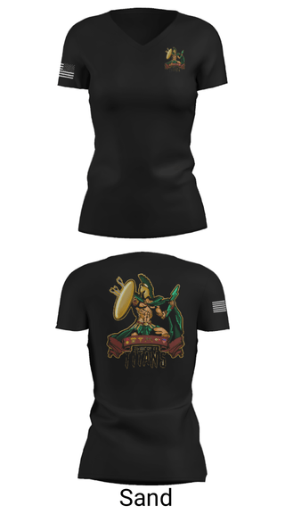 Women's Short Sleeve Vneck Shirt, , Army, Teamtime, Team time, sublimation, custom sports apparel, team uniforms, spirit wear, spiritwear, sports uniforms, custom shirts, team store, custom team store, fundraiser sports, apparel fundraiser