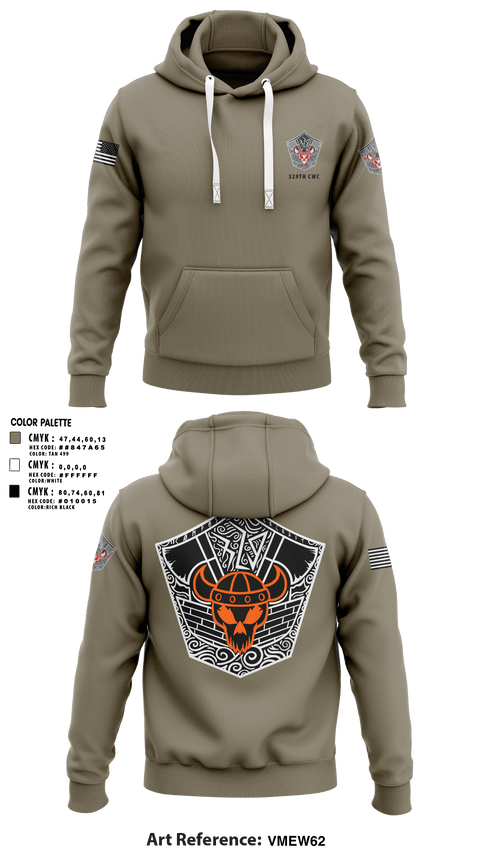 Hoodie, 329TH CWC, Army, Teamtime, Team time, sublimation, custom sports apparel, team uniforms, spirit wear, spiritwear, sports uniforms, custom shirts, team store, custom team store, fundraiser sports, apparel fundraiser