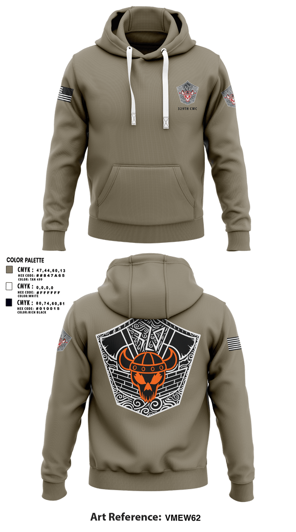 Hoodie, 329TH CWC, Army, Teamtime, Team time, sublimation, custom sports apparel, team uniforms, spirit wear, spiritwear, sports uniforms, custom shirts, team store, custom team store, fundraiser sports, apparel fundraiser