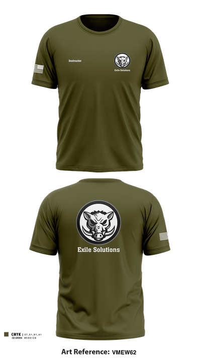 Exile Solutions 31522554 Short Sleeve Performance Shirt - 2