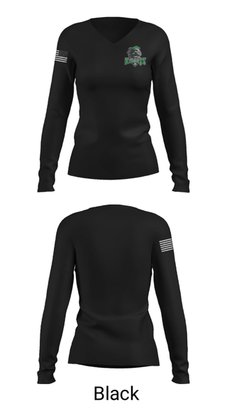 Women's Long Sleeve Vneck Shirt, East Valley Wrestling, Wrestling, Teamtime, Team time, sublimation, custom sports apparel, team uniforms, spirit wear, spiritwear, sports uniforms, custom shirts, team store, custom team store, fundraiser sports, apparel fundraiser
