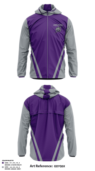 Windbreaker, South Garner High School Track and Field, Track & Field, Teamtime, Team time, sublimation, custom sports apparel, team uniforms, spirit wear, spiritwear, sports uniforms, custom shirts, team store, custom team store, fundraiser sports, apparel fundraiser