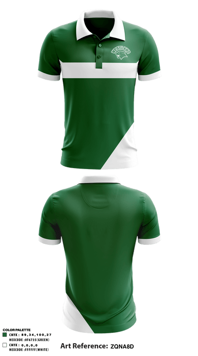 Westland High School 68048482 Short Sleeve Performance Polo - 1