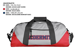 Duffle Bag, Mcdermitt High School, Spirit Store, Teamtime, Team time, sublimation, custom sports apparel, team uniforms, spirit wear, spiritwear, sports uniforms, custom shirts, team store, custom team store, fundraiser sports, apparel fundraiser