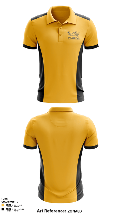 Carol Goff & Associates LLC 53967194 Short Sleeve Performance Polo - 1