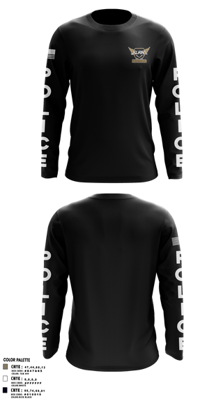 Long Sleeve Performance Shirt, , Police, Teamtime, Team time, sublimation, custom sports apparel, team uniforms, spirit wear, spiritwear, sports uniforms, custom shirts, team store, custom team store, fundraiser sports, apparel fundraiser