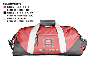 Duffle Bag, Spencerville Middle School Baseball, Baseball, Teamtime, Team time, sublimation, custom sports apparel, team uniforms, spirit wear, spiritwear, sports uniforms, custom shirts, team store, custom team store, fundraiser sports, apparel fundraiser