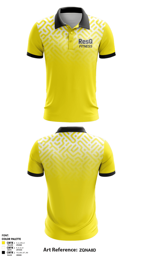 Short Sleeve Performance Polo, ResQ Fitness, , Teamtime, Team time, sublimation, custom sports apparel, team uniforms, spirit wear, spiritwear, sports uniforms, custom shirts, team store, custom team store, fundraiser sports, apparel fundraiser