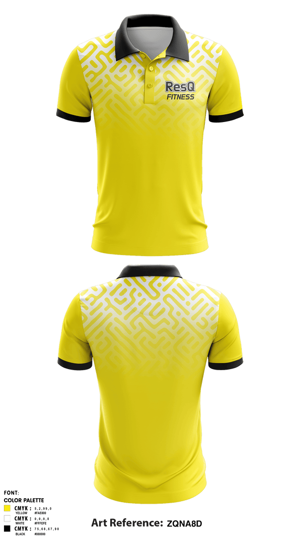 Short Sleeve Performance Polo, ResQ Fitness, , Teamtime, Team time, sublimation, custom sports apparel, team uniforms, spirit wear, spiritwear, sports uniforms, custom shirts, team store, custom team store, fundraiser sports, apparel fundraiser