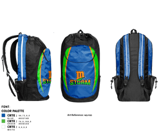 Gear Bag, Storm Track & Field, Track & Field, Teamtime, Team time, sublimation, custom sports apparel, team uniforms, spirit wear, spiritwear, sports uniforms, custom shirts, team store, custom team store, fundraiser sports, apparel fundraiser