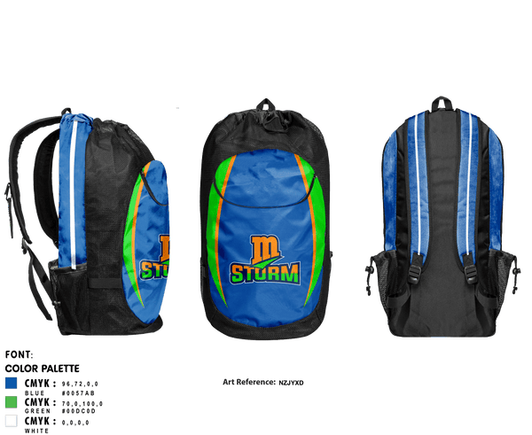 Gear Bag, Storm Track & Field, Track & Field, Teamtime, Team time, sublimation, custom sports apparel, team uniforms, spirit wear, spiritwear, sports uniforms, custom shirts, team store, custom team store, fundraiser sports, apparel fundraiser