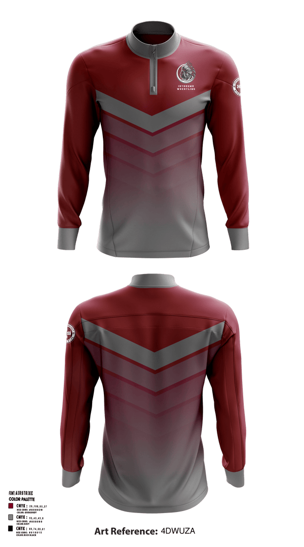 Quarter Zip Jacket, Istrouma High School Wrestling, Wrestling, Teamtime, Team time, sublimation, custom sports apparel, team uniforms, spirit wear, spiritwear, sports uniforms, custom shirts, team store, custom team store, fundraiser sports, apparel fundraiser