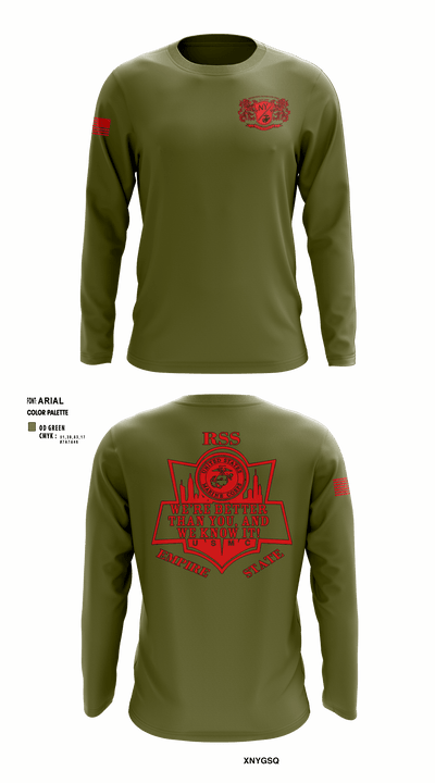 RSS EMPIRE STATE 18505980 Long Sleeve Performance Shirt - 2