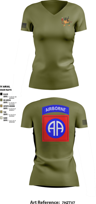 Women's Short Sleeve Vneck Shirt, , Army, Teamtime, Team time, sublimation, custom sports apparel, team uniforms, spirit wear, spiritwear, sports uniforms, custom shirts, team store, custom team store, fundraiser sports, apparel fundraiser