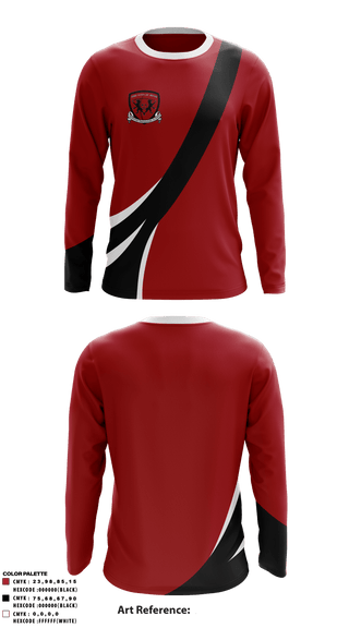 Long Sleeve Performance Shirt, Crossover Preparatory Academy, Spirit Store, Teamtime, Team time, sublimation, custom sports apparel, team uniforms, spirit wear, spiritwear, sports uniforms, custom shirts, team store, custom team store, fundraiser sports, apparel fundraiser