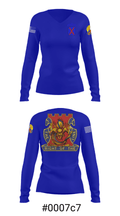 2nd battalion 14th infantry regiment 17334538 Women's Long Sleeve V-neck Shirt - 37