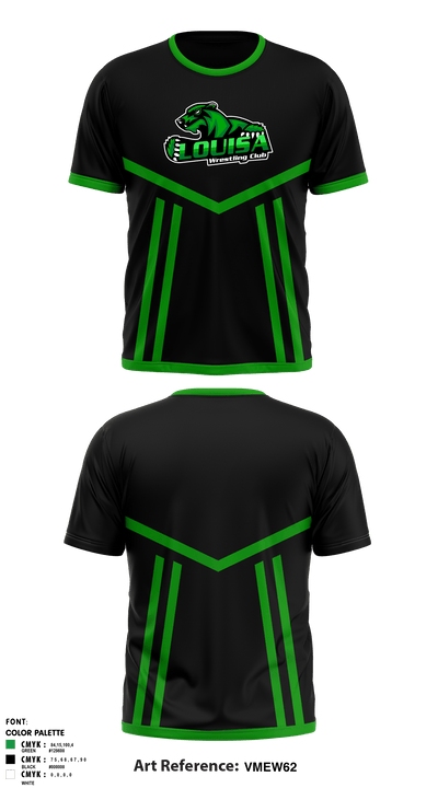 Louisa Wrestling Club 3728109 Short Sleeve Rash Guard Shirt - 1
