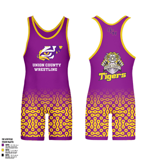 Wrestling Singlet, Union County High School Wrestling, Wrestling, Teamtime, Team time, sublimation, custom sports apparel, team uniforms, spirit wear, spiritwear, sports uniforms, custom shirts, team store, custom team store, fundraiser sports, apparel fundraiser