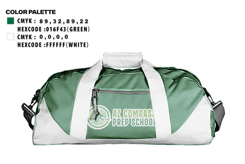 Duffle Bag, Arizona Compass Preparatory School Baseball, Baseball, Teamtime, Team time, sublimation, custom sports apparel, team uniforms, spirit wear, spiritwear, sports uniforms, custom shirts, team store, custom team store, fundraiser sports, apparel fundraiser