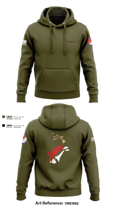 2-6 Cav Alpha troop Renegades 57667590 Hoodie - 4