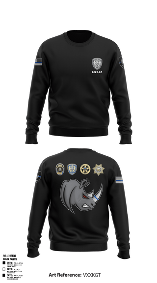 Crew Neck Sweatshirt, SDRPA, Police, Teamtime, Team time, sublimation, custom sports apparel, team uniforms, spirit wear, spiritwear, sports uniforms, custom shirts, team store, custom team store, fundraiser sports, apparel fundraiser