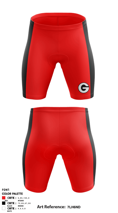Glen Oaks High School Volleyball 28233179 Men's Compression Shorts - 1