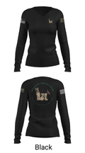 Military Match Team 72422312 Women's Long Sleeve V-neck Shirt - 38