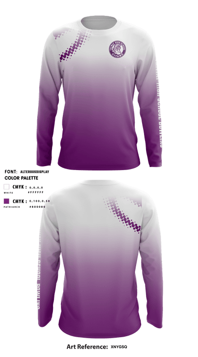 Triway High School Bowling 9942018 Long Sleeve Performance Shirt - 1