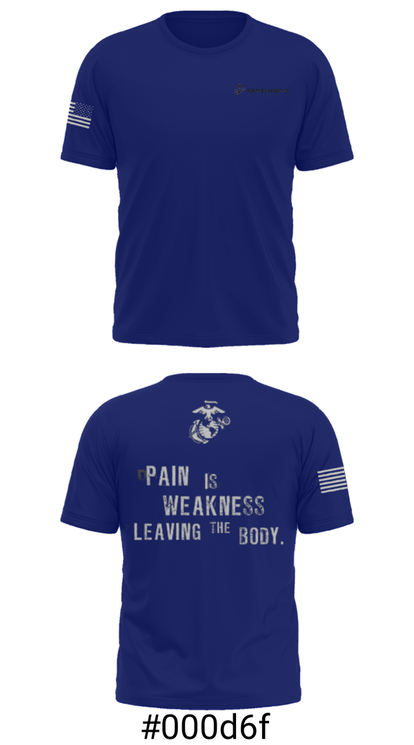 Short Sleeve Performance Shirt, , Marines, Teamtime, Team time, sublimation, custom sports apparel, team uniforms, spirit wear, spiritwear, sports uniforms, custom shirts, team store, custom team store, fundraiser sports, apparel fundraiser