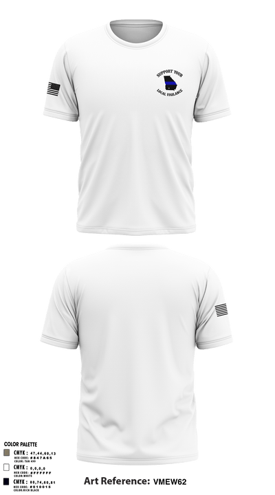 Vigilance LEMC Nomads 37243496 Short Sleeve Performance Shirt - 2