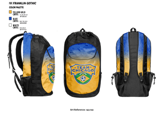 Gear Bag, Team Chicago Soccer Club, Men's Soccer, Teamtime, Team time, sublimation, custom sports apparel, team uniforms, spirit wear, spiritwear, sports uniforms, custom shirts, team store, custom team store, fundraiser sports, apparel fundraiser