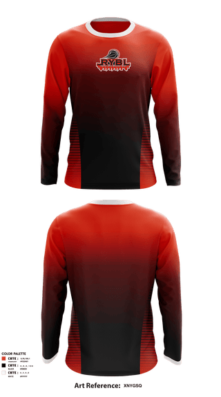 Long Sleeve Performance Shirt, Radcliff Youth Basketball League, Men's Basketball, Teamtime, Team time, sublimation, custom sports apparel, team uniforms, spirit wear, spiritwear, sports uniforms, custom shirts, team store, custom team store, fundraiser sports, apparel fundraiser