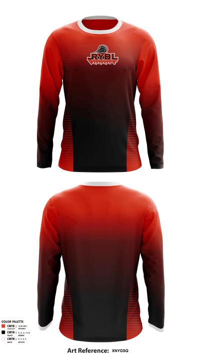 Radcliff Youth Basketball League 4609047 Long Sleeve Performance Shirt - 1