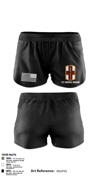 Ranger Panties, 1st Medical Brigade, , Teamtime, Team time, sublimation, custom sports apparel, team uniforms, spirit wear, spiritwear, sports uniforms, custom shirts, team store, custom team store, fundraiser sports, apparel fundraiser