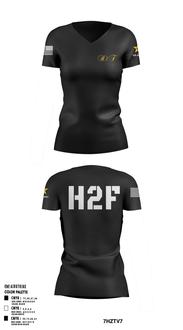 Women's Short Sleeve Vneck Shirt, Army H2F, Army, Teamtime, Team time, sublimation, custom sports apparel, team uniforms, spirit wear, spiritwear, sports uniforms, custom shirts, team store, custom team store, fundraiser sports, apparel fundraiser