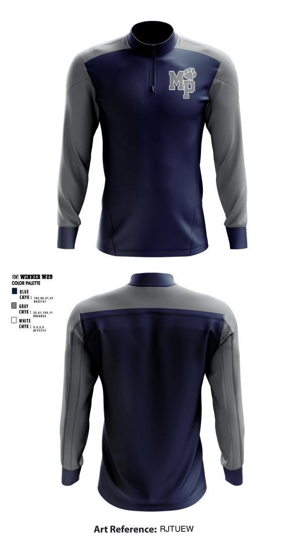 Quarter Zip Jacket, Moss Point Athletics, Spirit Store, Teamtime, Team time, sublimation, custom sports apparel, team uniforms, spirit wear, spiritwear, sports uniforms, custom shirts, team store, custom team store, fundraiser sports, apparel fundraiser